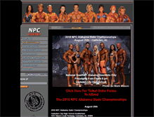 Tablet Screenshot of npcalabama.info